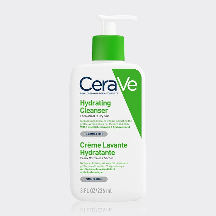 1 ژل شستشو آبرسان صورت (نرمال تا خشک) سراوی CeraVe Hydrating Cleanser
