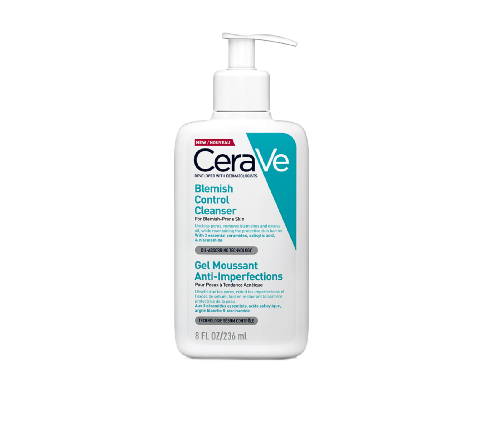 1732630586433 ژل شوینده ضد جوش و کنترل آکنه سراوی
CeraVe Blemish Control Cleanser