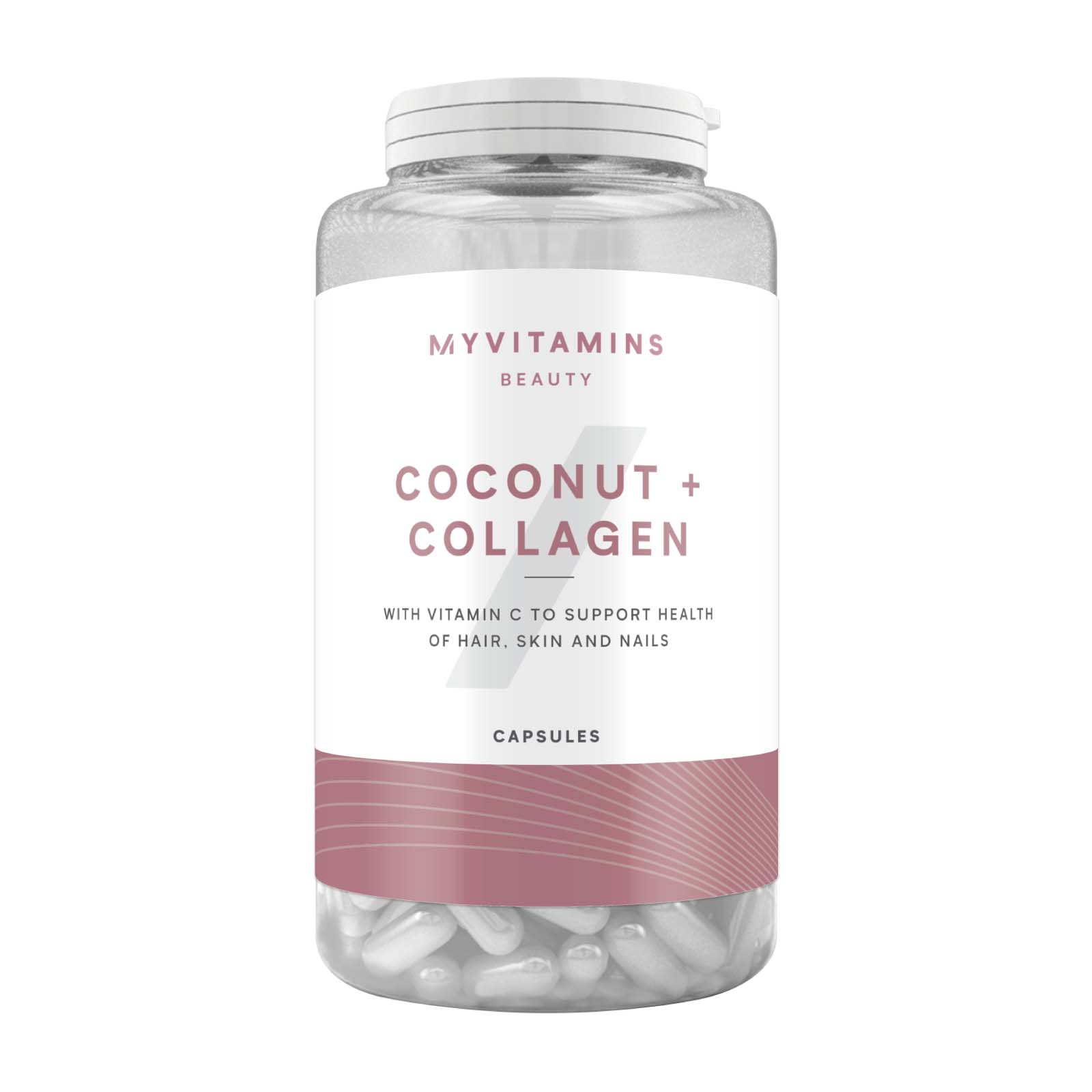 Myvitamins Coconut & Collagen Capsules قرص کوکونات کلاژن مای ویتامینز 180 عددی
