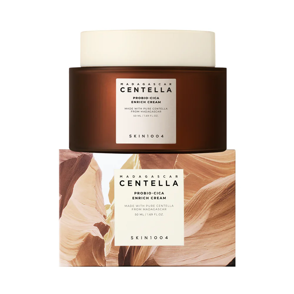 SKIN1004MadagascarCentellaProbio-CicaEnrichCream50ml-2_2048x کرم مرطوب کننده و ترمیم کننده پروبیو سیکا سنتلا اسکین ۱۰۰۴