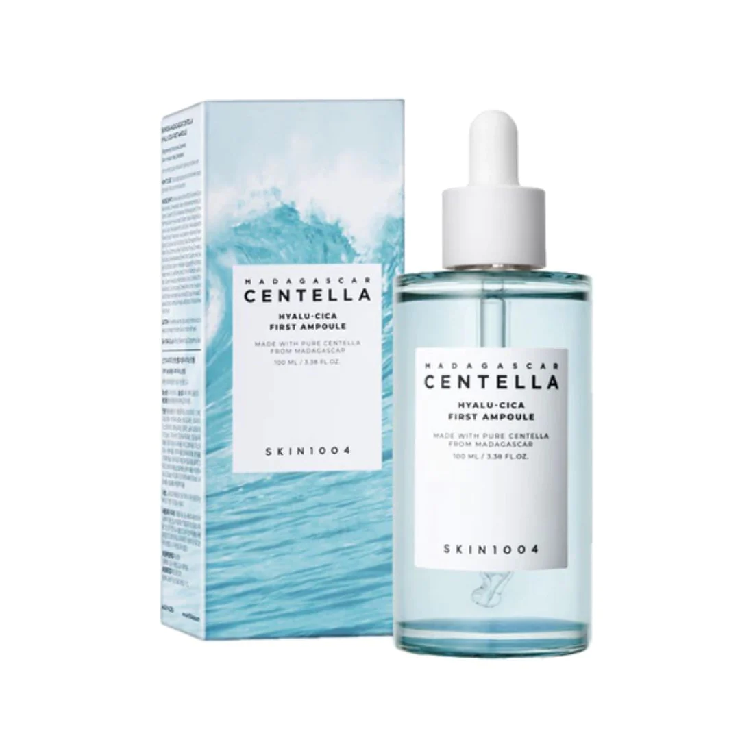 SKIN1004MadagascarHyalu-cicaFirstAmpoule1 آمپول آبرسان هیالوسیکا سنتلا اسکین 1004