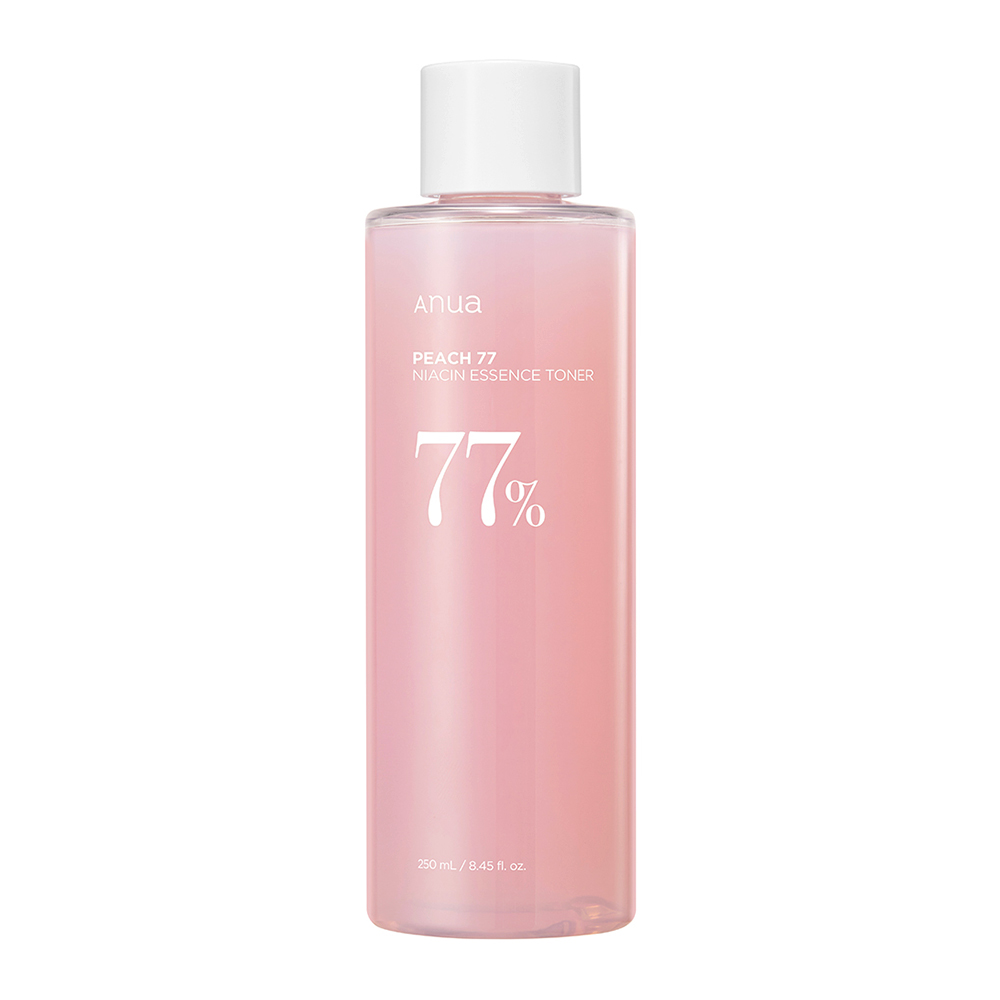 -Anua-Peach-77-Niacin-Essence-Toner تونر اسنس مرطوب کننده و روشن کننده هلو نیاسینامید آنوا
