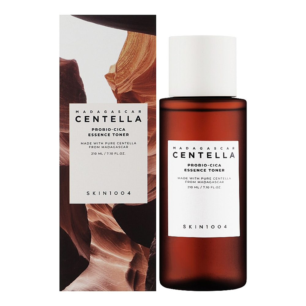 SKIN1004-Madagascar-Centella-Probio-Cica-Essence-Toner تونر اسنس تقویت کننده و آبرسان پروبیو سیکا سنتلا اسکین 1004