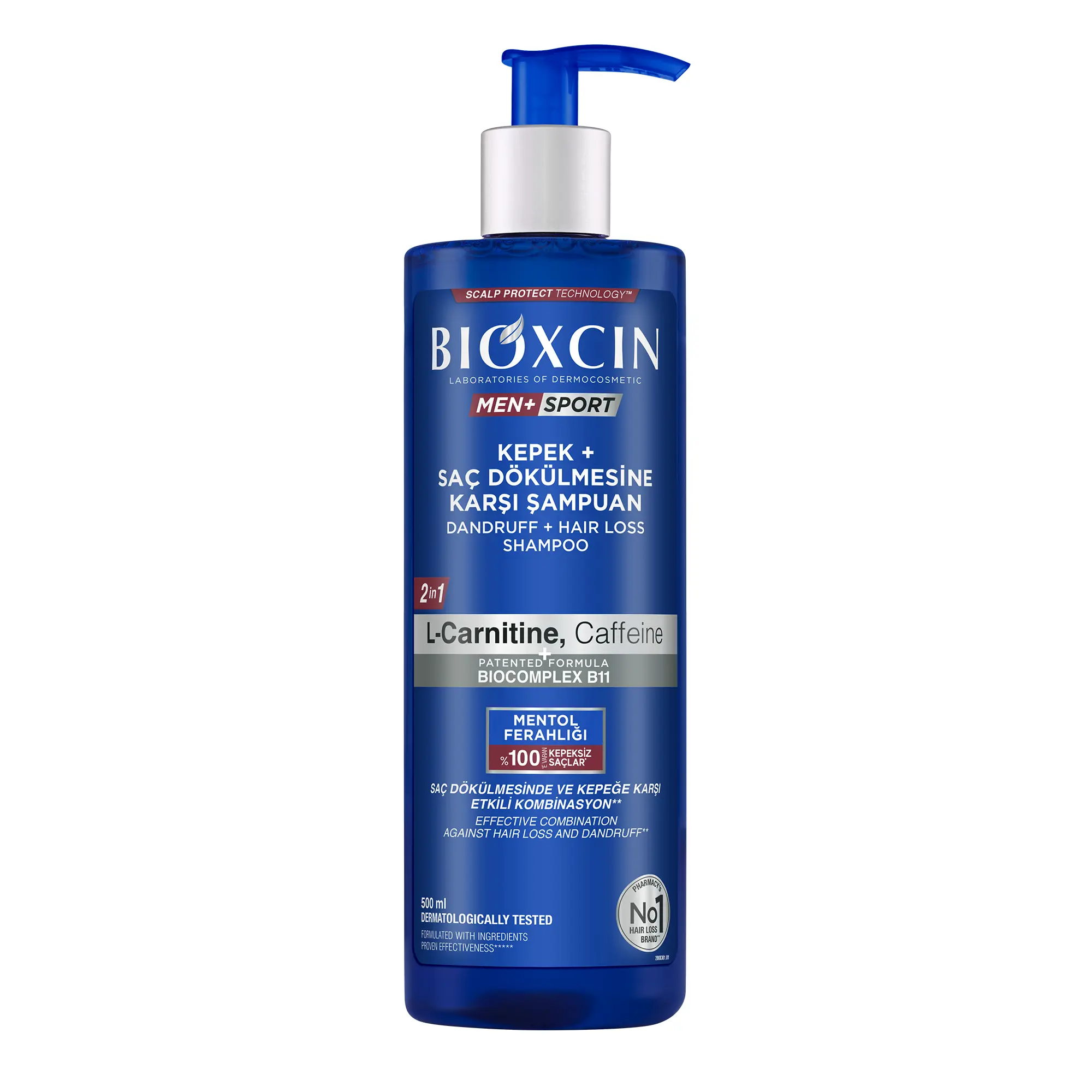 bioxcin-kepeksac-dokulmesi-samp-500ml شامپو ضد شوره و ضد ریزش موی مردانه بیوکسین